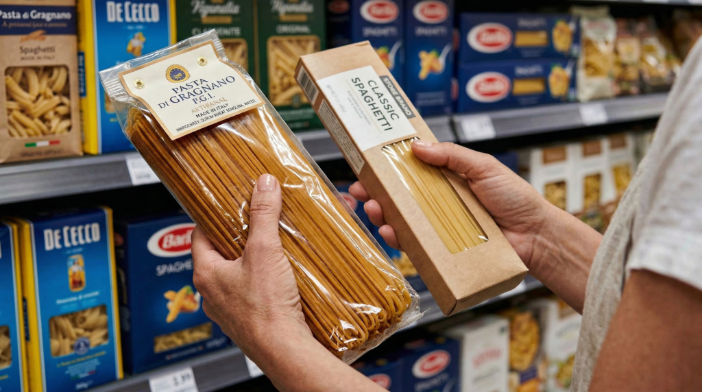 How to choose good quality pasta at the store