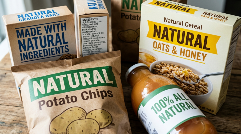 What natural means on food labels almost nothing