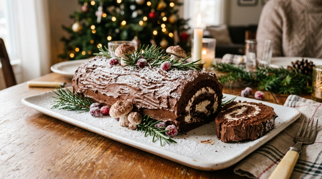 Yule Log (Bûche de Noël) Yes, I Dropped It
