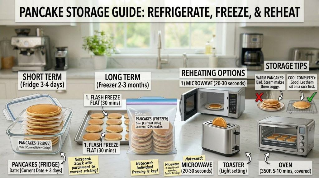 How Long Do Pancakes Last (Storage)