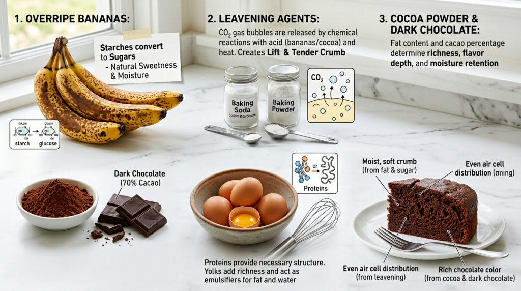 The Real Science Behind a Great Chocolate Banana Cake