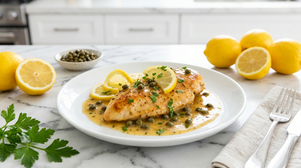6. Lemon Butter Chicken Breast with Capers