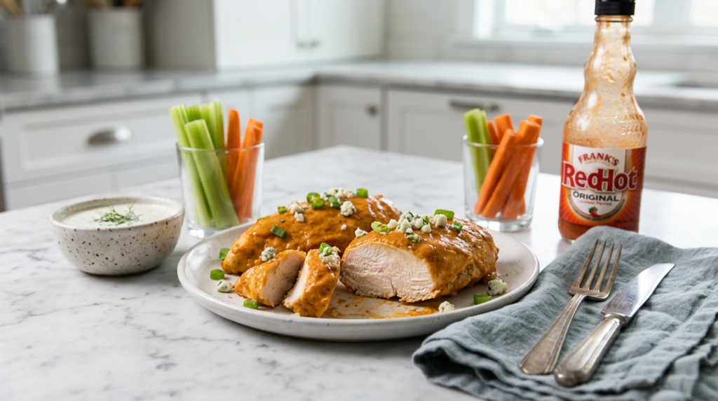 7. Buffalo Baked Chicken Breast