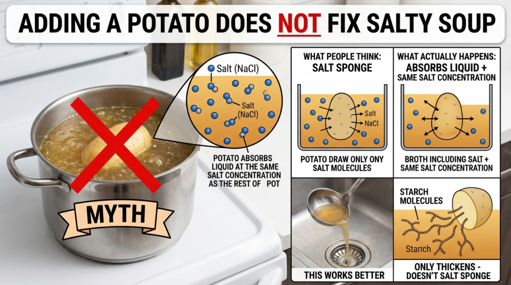 The raw potato myth needs to die