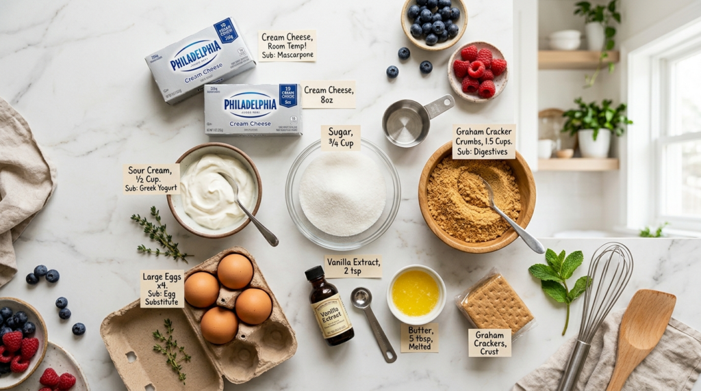 Cheesecake Ingredients Guide Cream Cheese, Sour Cream, Eggs Substitutions