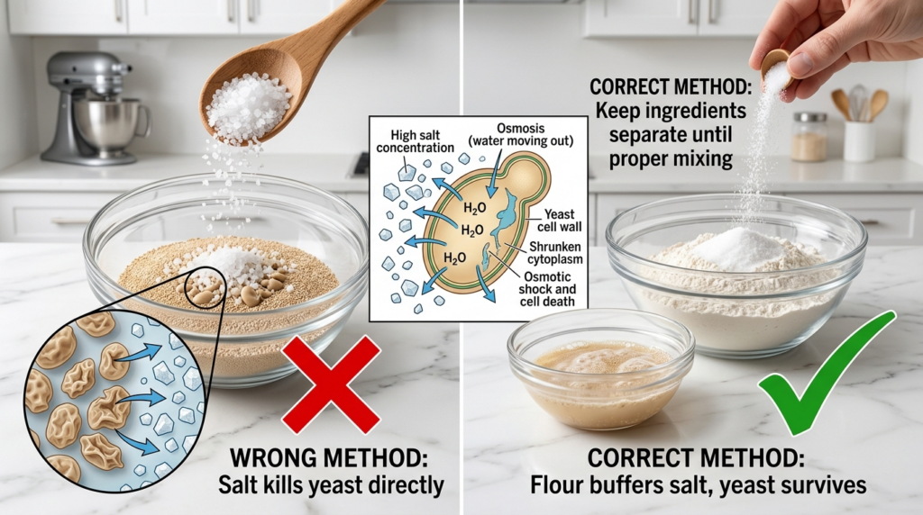 Why Salt and Yeast Should Never Touch Each Other