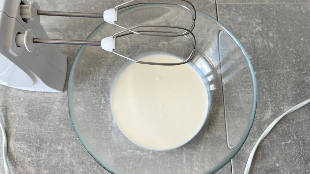 Whip the cold cream