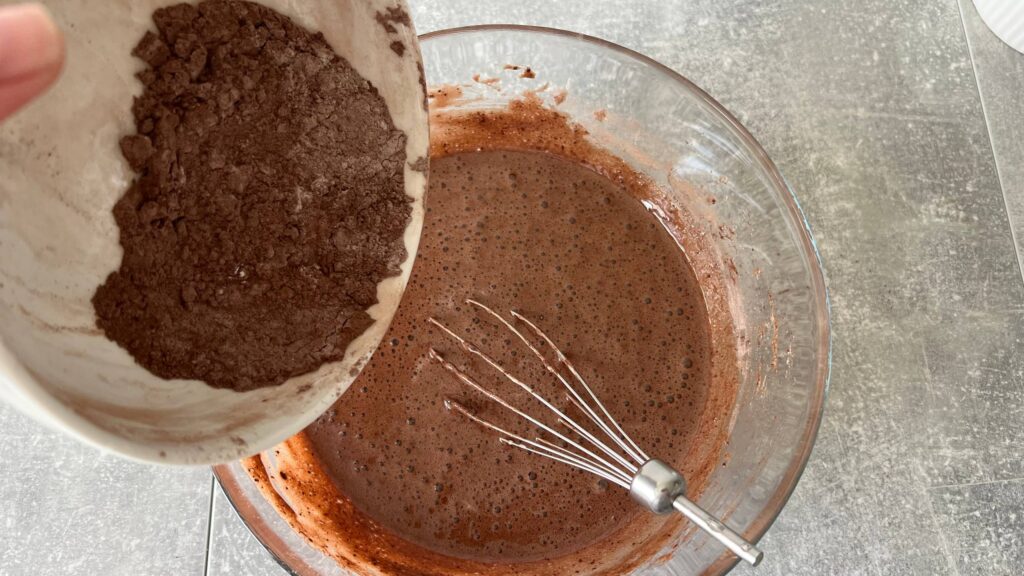 then the rest of the dry mix